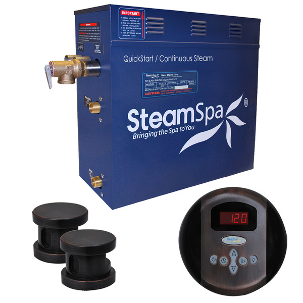 Steamspa Oasis 12 KW QuickStart Bath Generator in Oil Rubbed Bronze OA1200OB